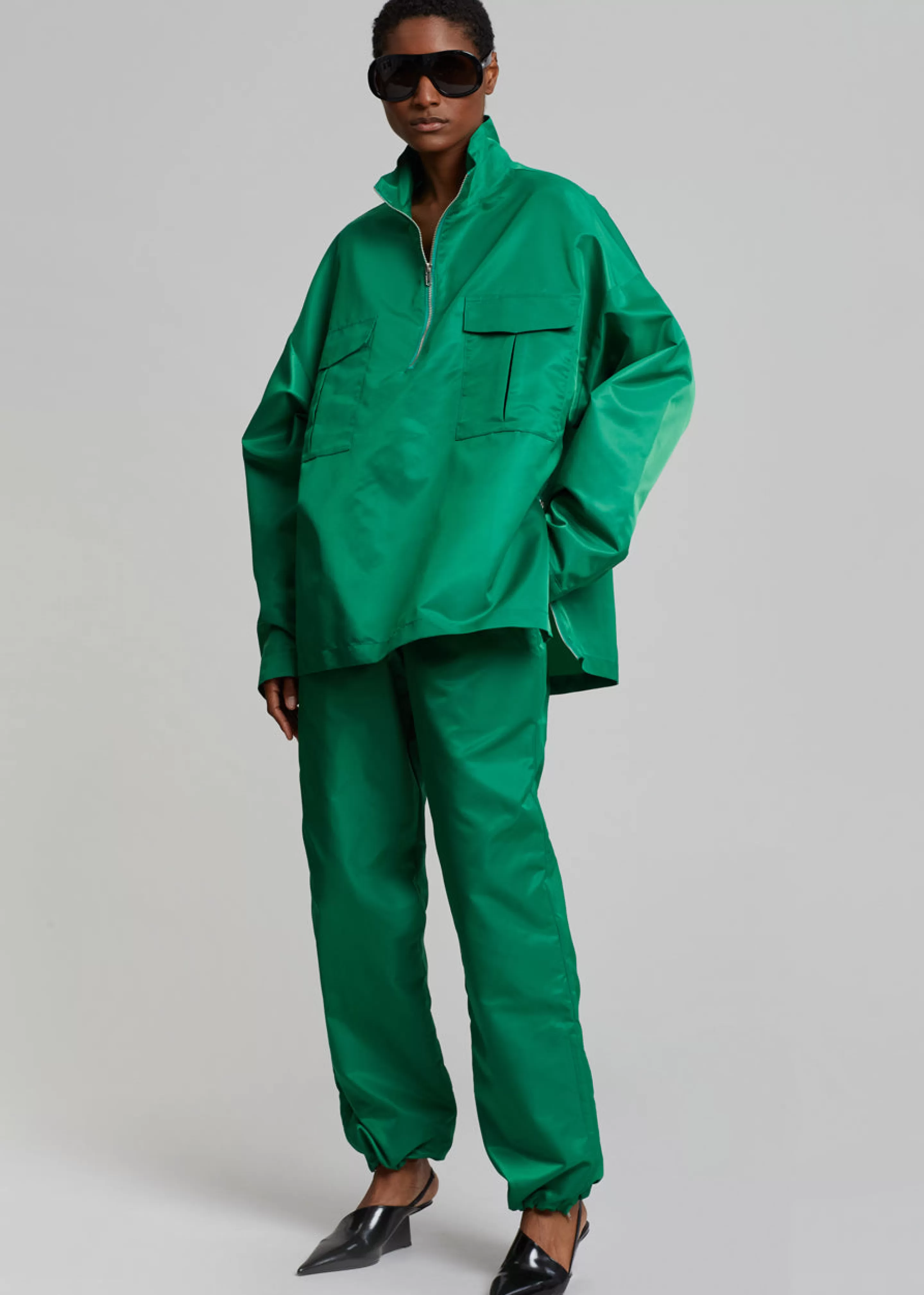 Outerwear | The Frankie Shop Kevin Anorak Jacket Kelly Green