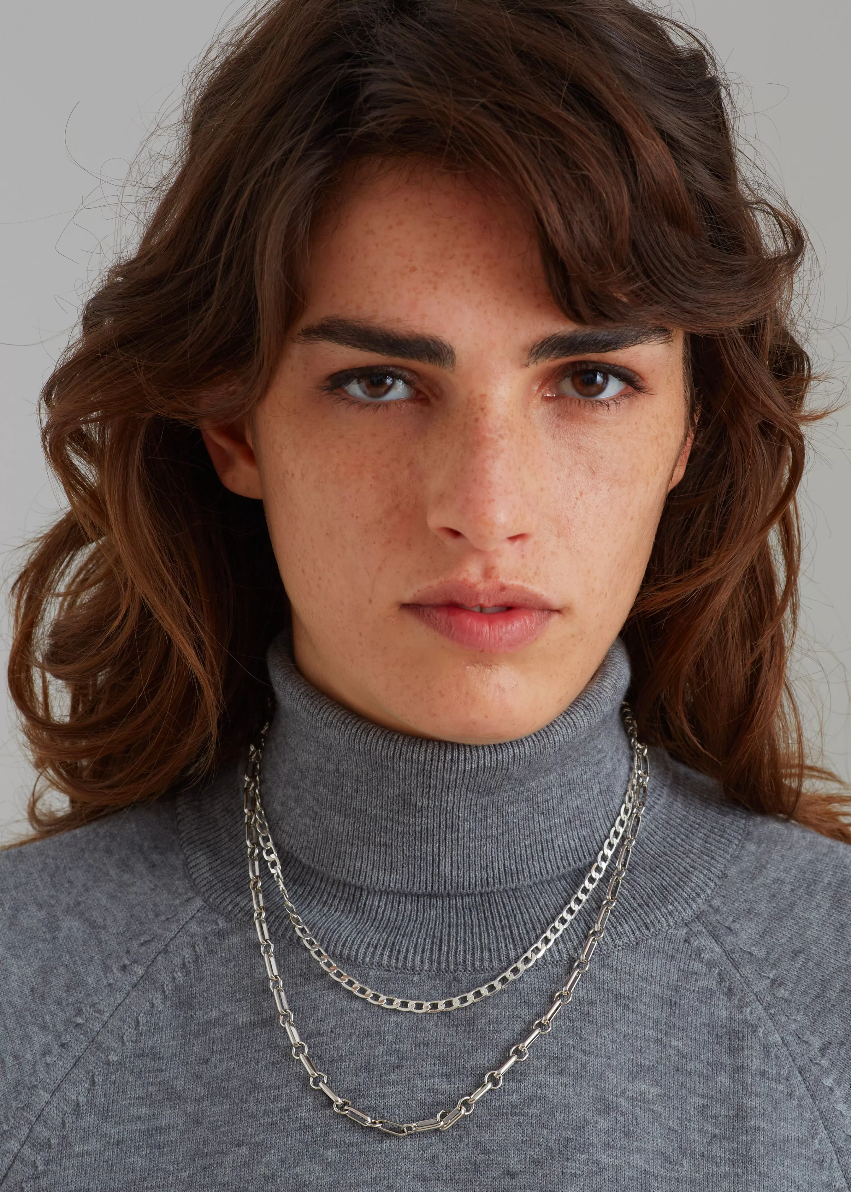 Accessories | The Frankie Shop Laura Lombardi Bar Chain Necklace Silver