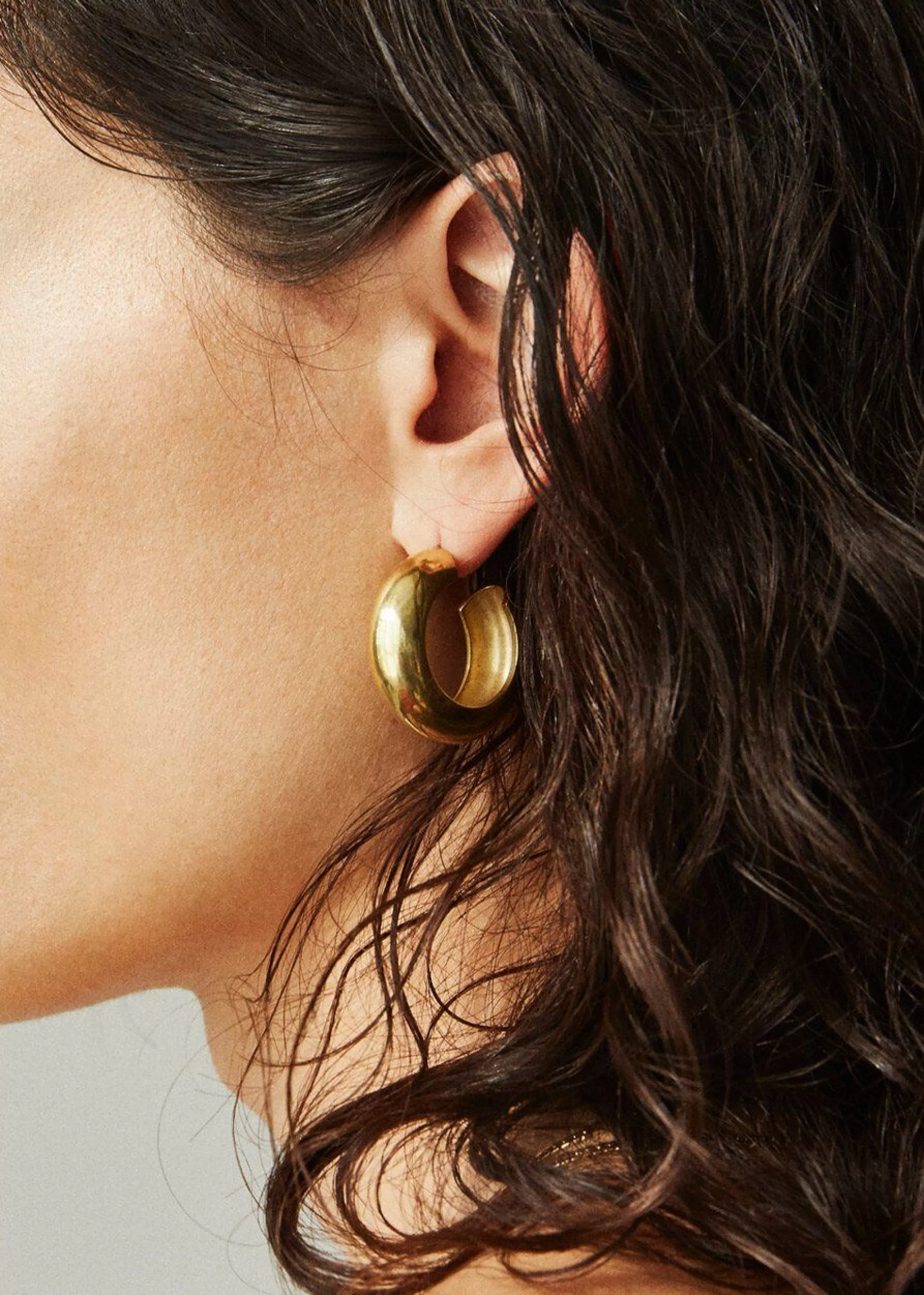 Accessories | The Frankie Shop Laura Lombardi Cusp Hoops Gold