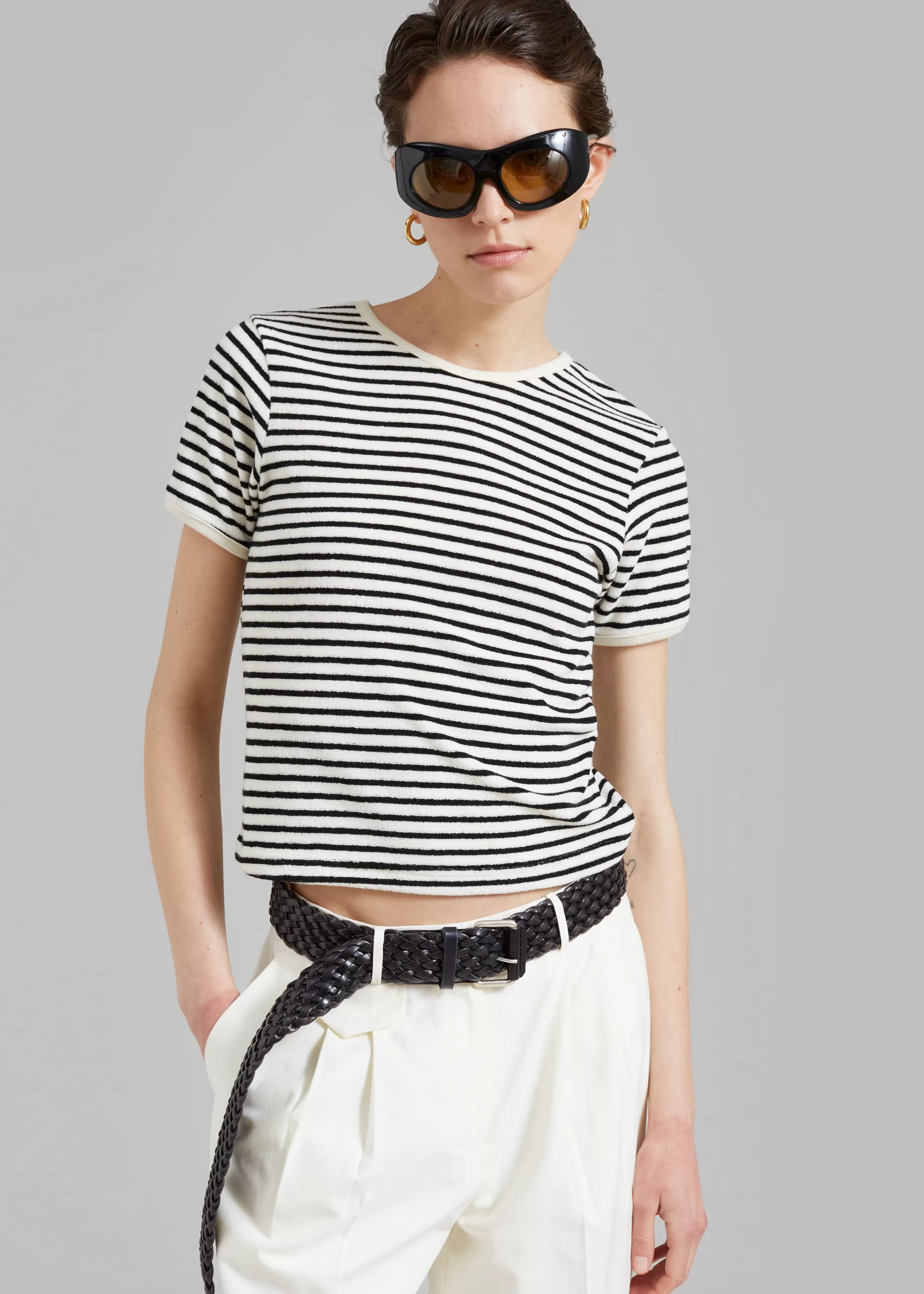 Tops | The Frankie Shop Lennox Tee Black Stripe