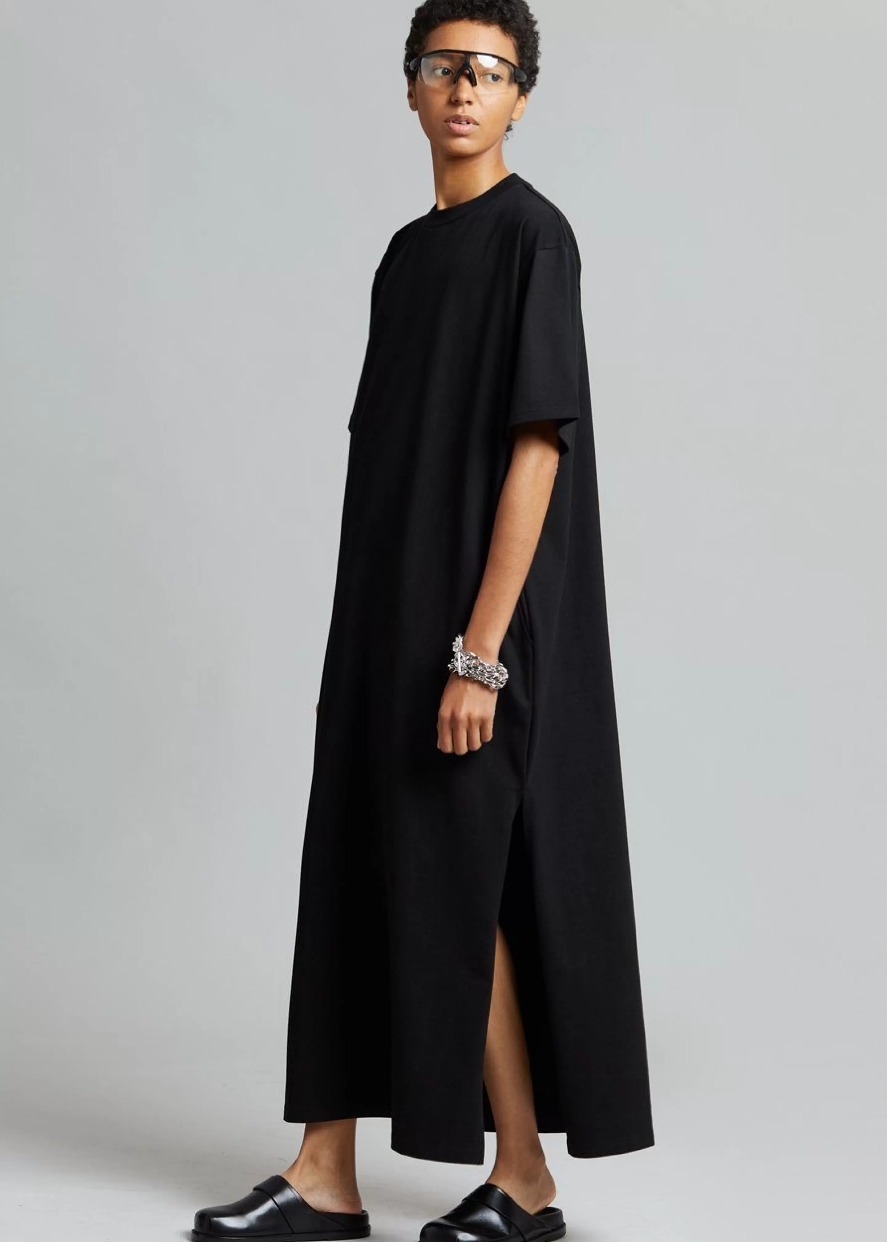 Dresses | The Frankie Shop Lou Oversized Tee Dress Black