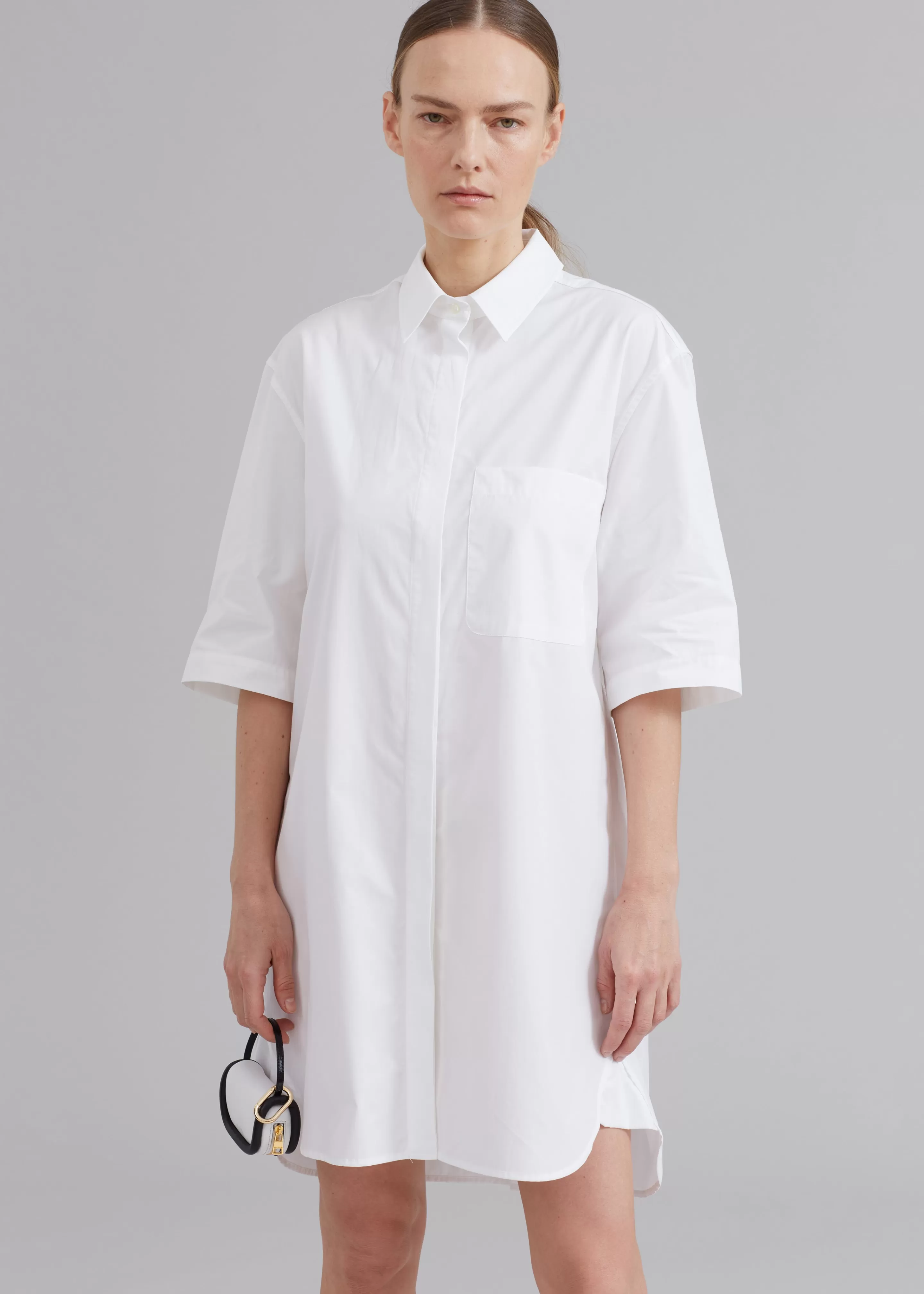 Dresses | The Frankie Shop Loulou Studio Evora Shirt Dress White