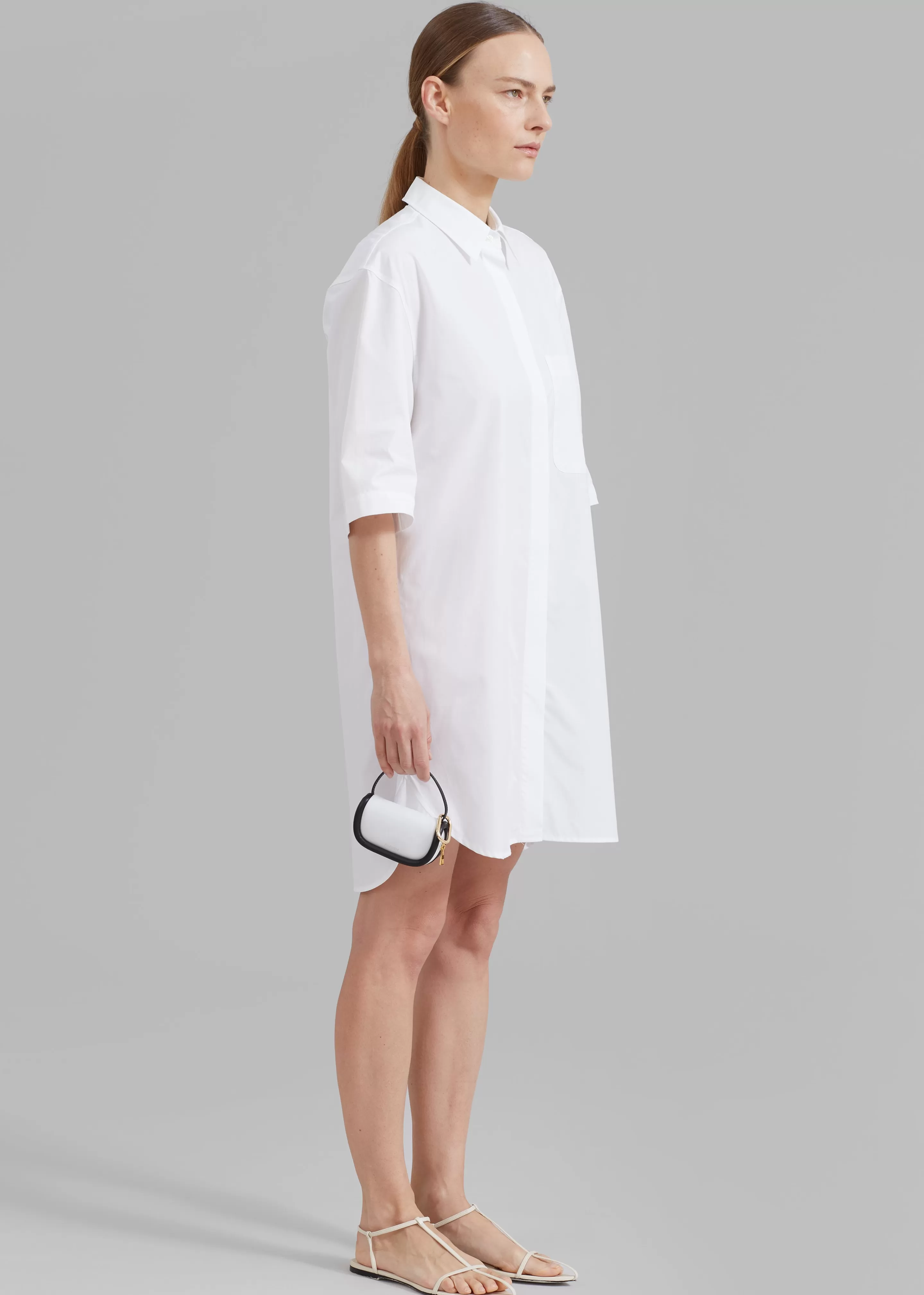 Dresses | The Frankie Shop Loulou Studio Evora Shirt Dress White