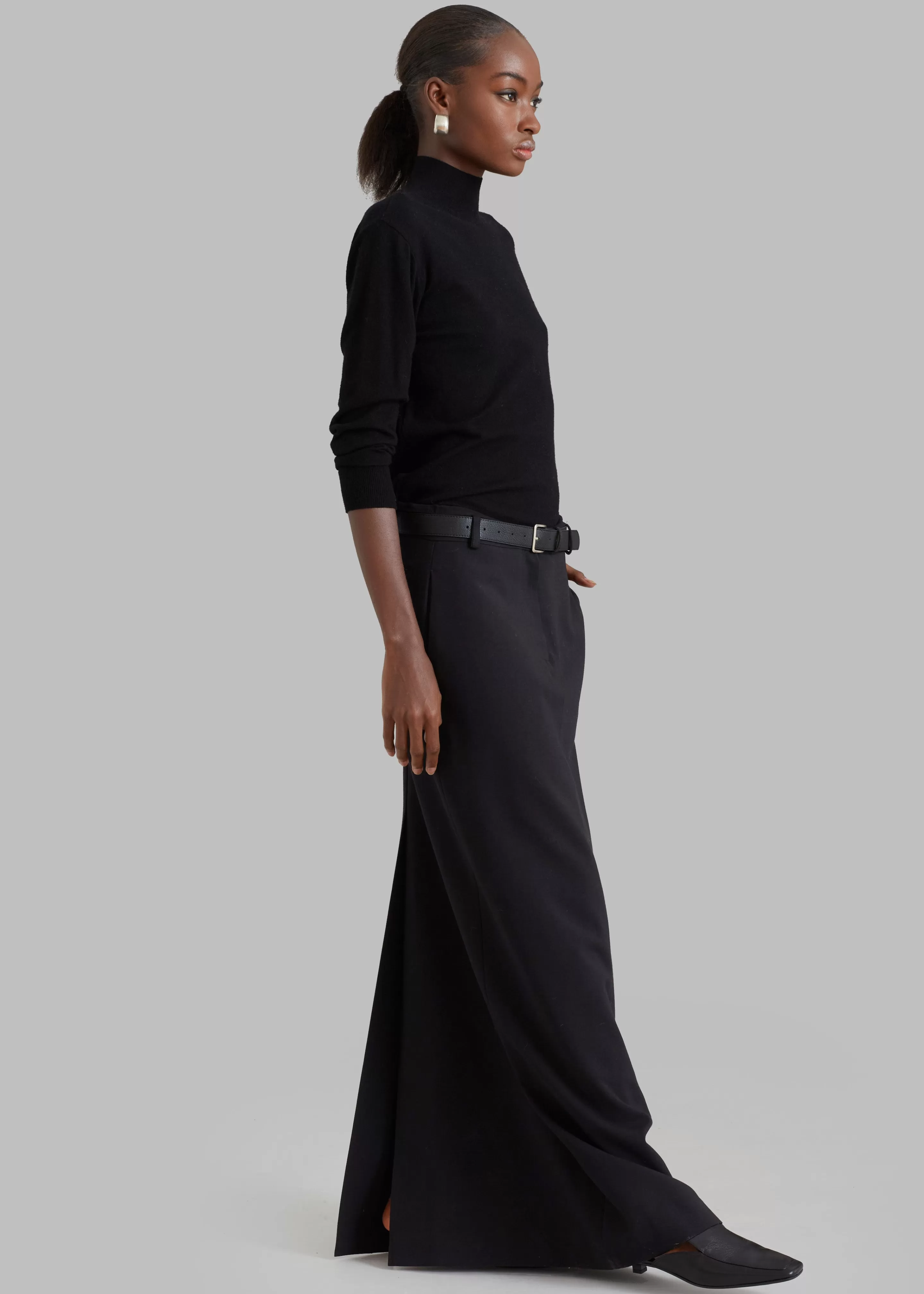 Bottoms | The Frankie Shop Malvo Long Pencil Skirt Black