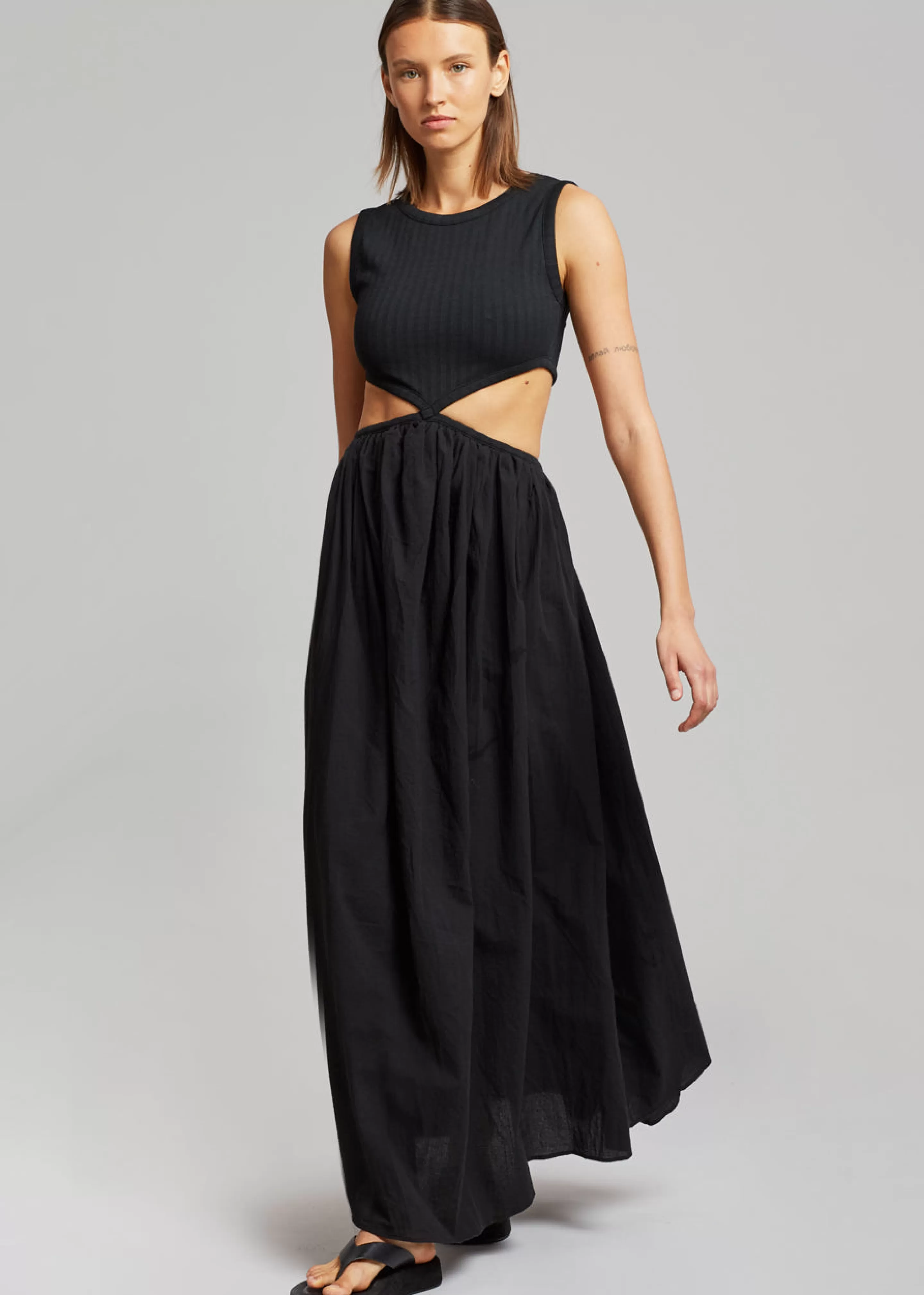 Dresses | The Frankie Shop Mara Cut Out Maxi Dress Black