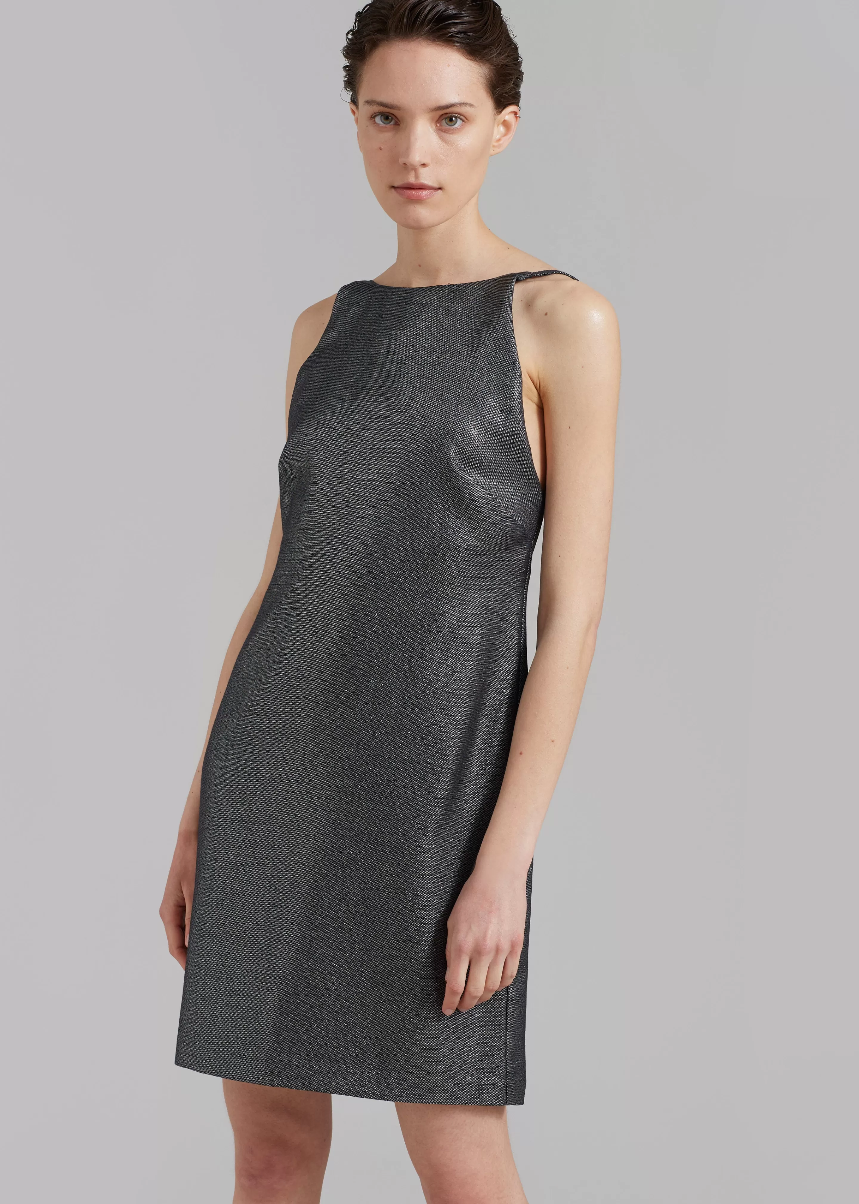 Dresses | The Frankie Shop Matin Byblos Backless Mini Silver