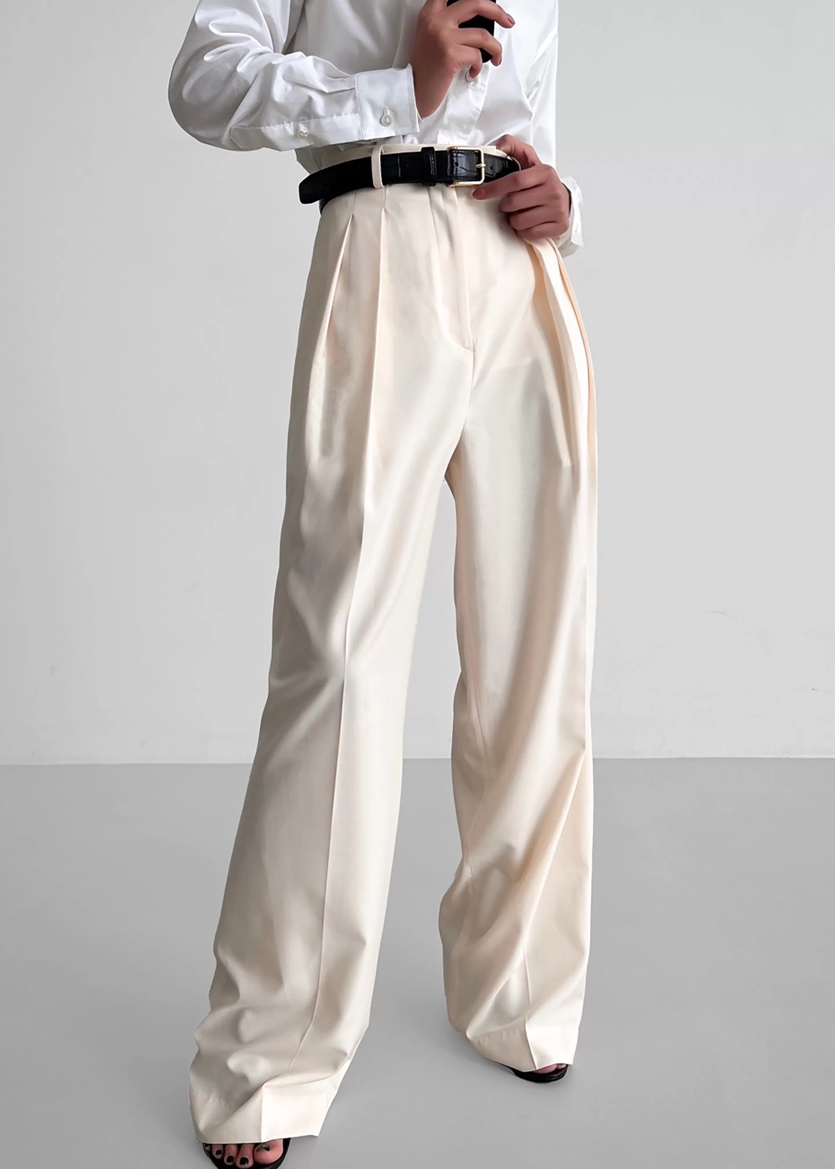 Bottoms | The Frankie Shop Pamela Trousers Cornsilk