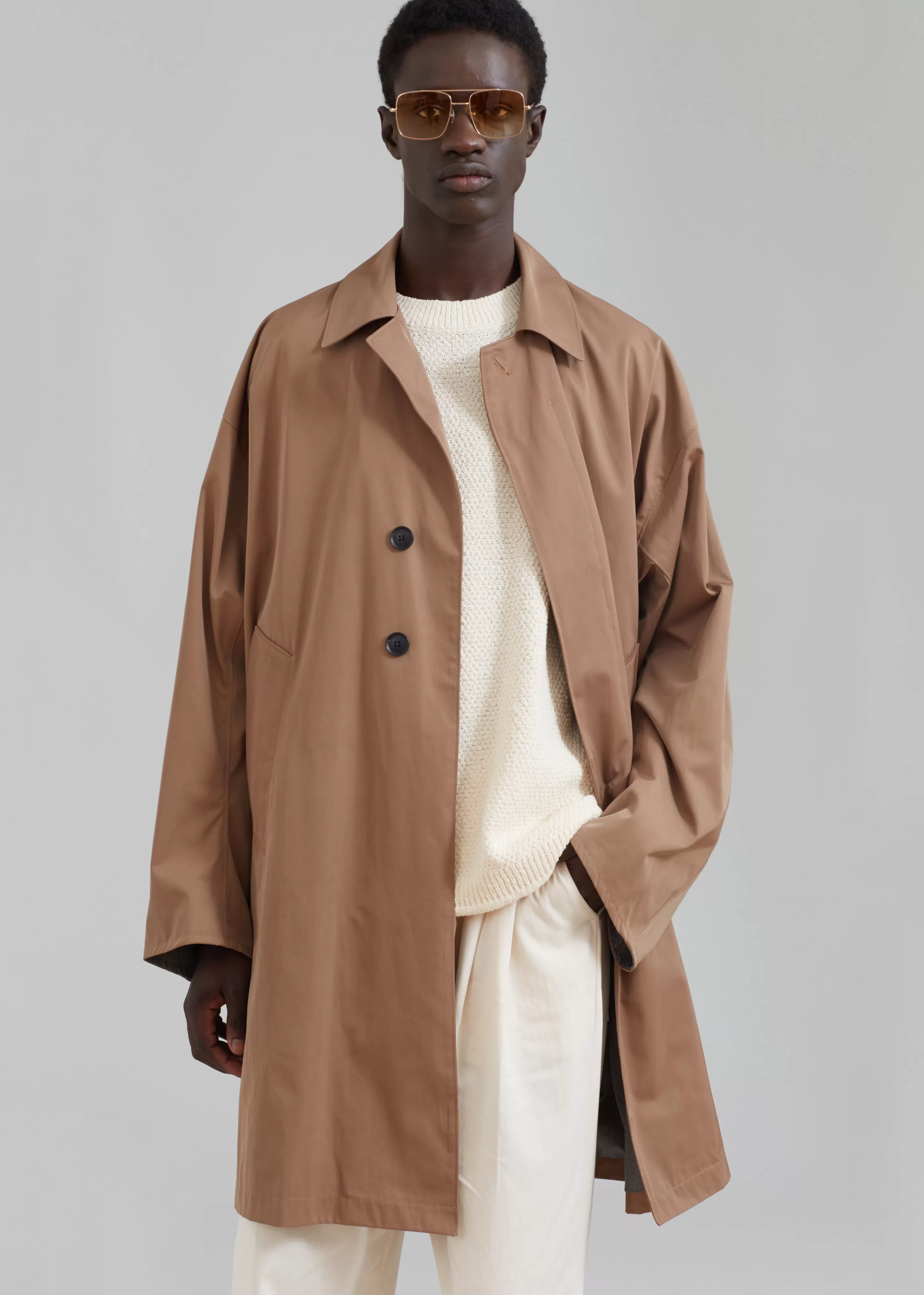 Outerwear | The Frankie Shop Peter Trench Coat Beige