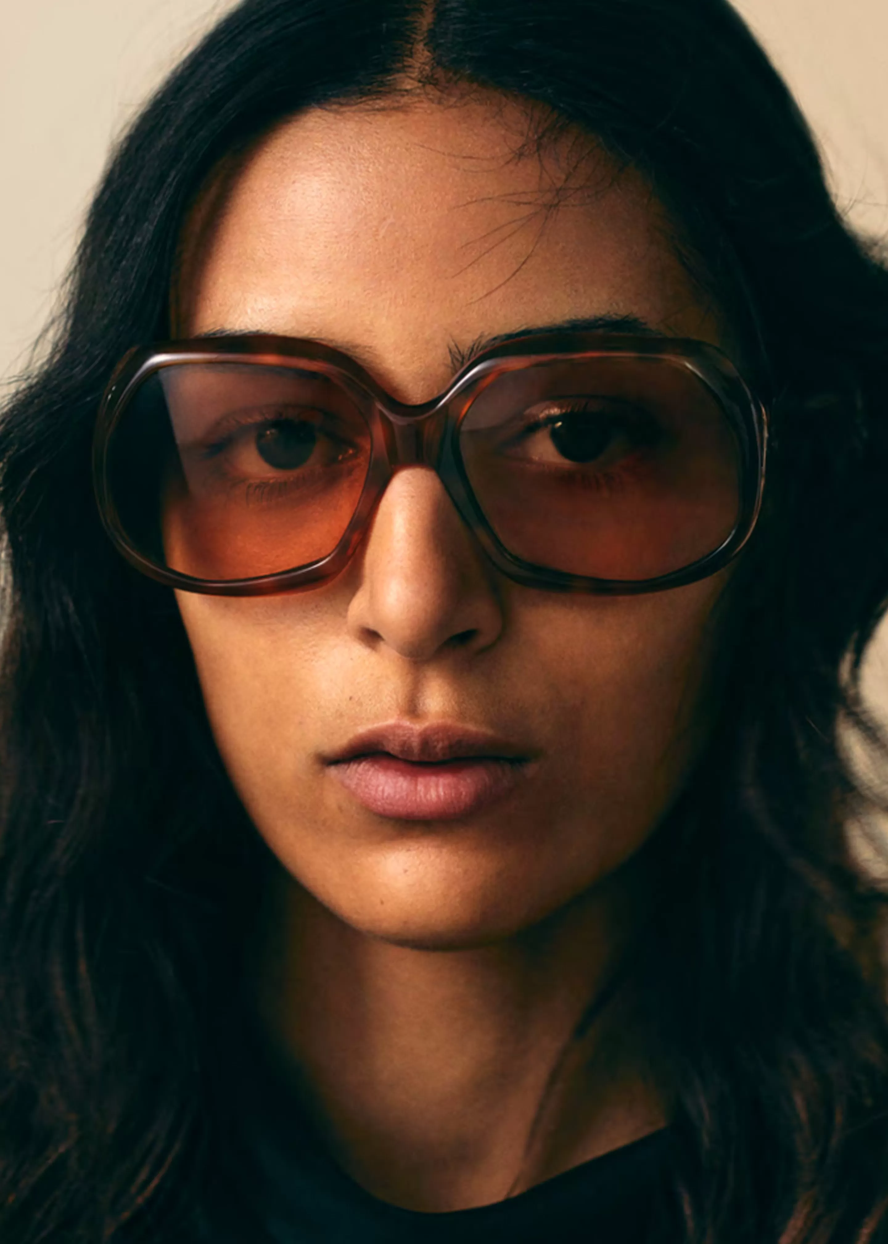 Accessories | The Frankie Shop Port Tanger Yamina Sunglasses Oliban Acetate Amber Lens