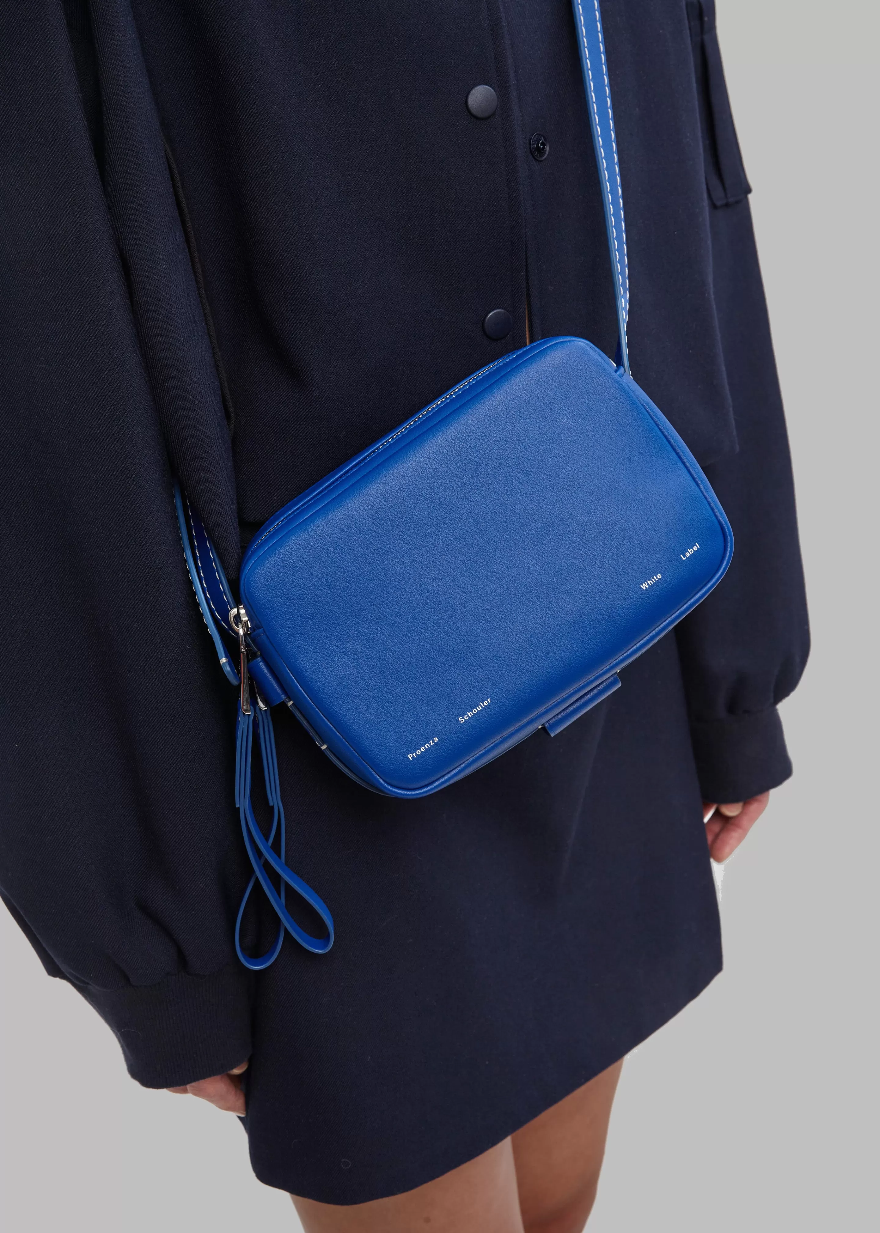 Accessories | The Frankie Shop Proenza Schouler White Label Watts Leather Camera Bag Cobalt