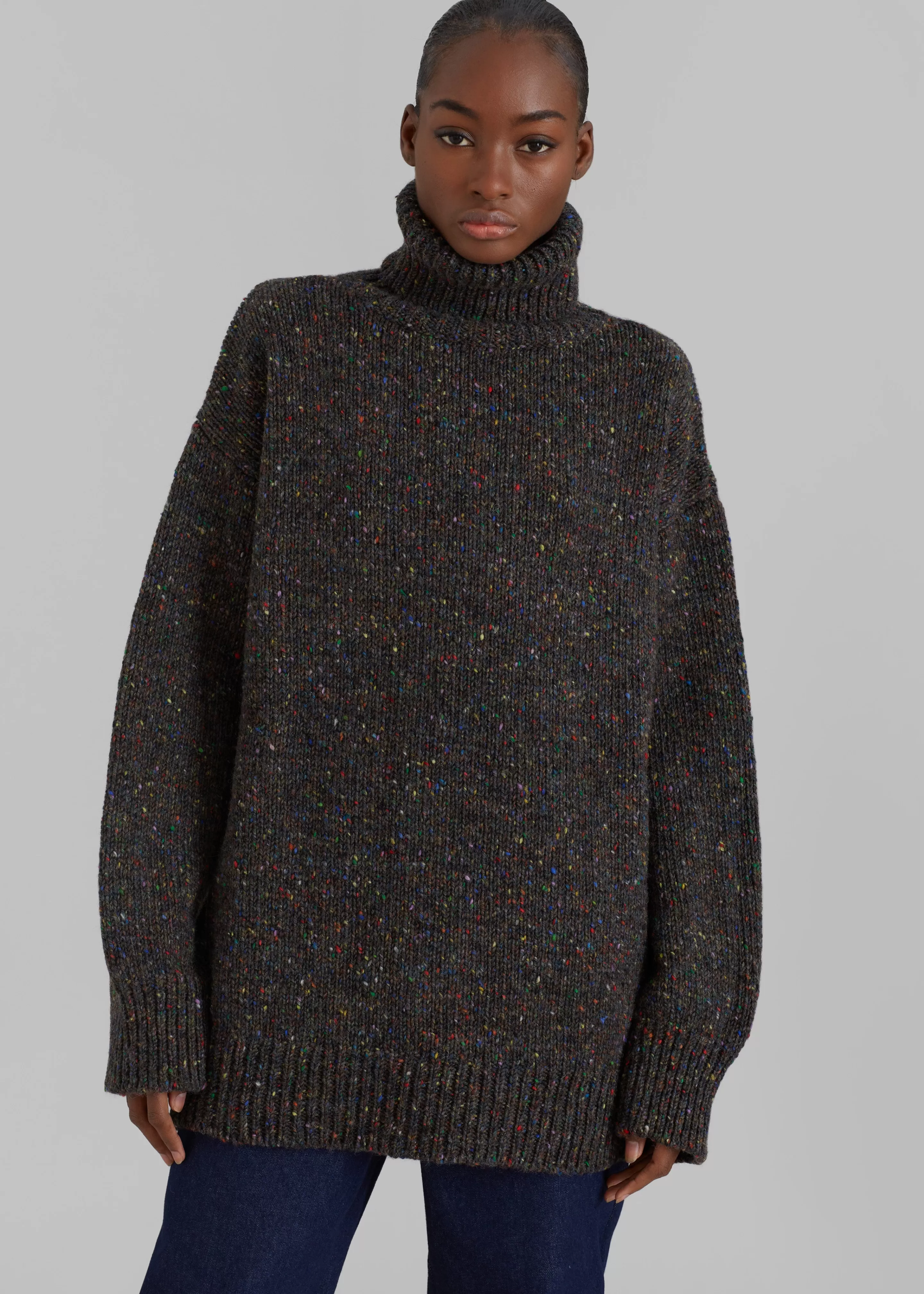 Knitwear | The Frankie Shop Saks Potts Camilla Sweater Speckled Grey