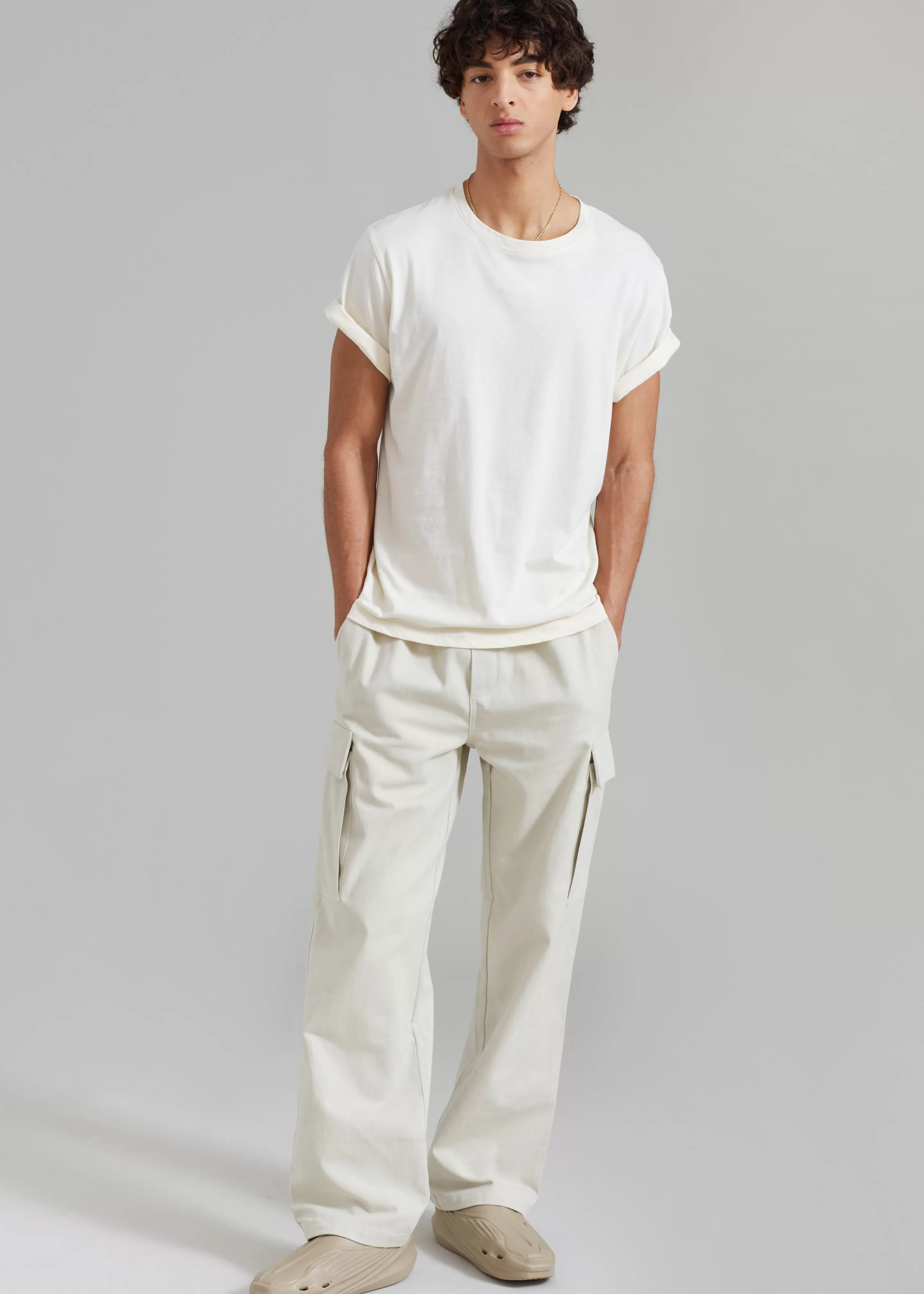 Bottoms | The Frankie Shop Samsoe & Samsoe Jabari Cargo Trousers Oatmeal