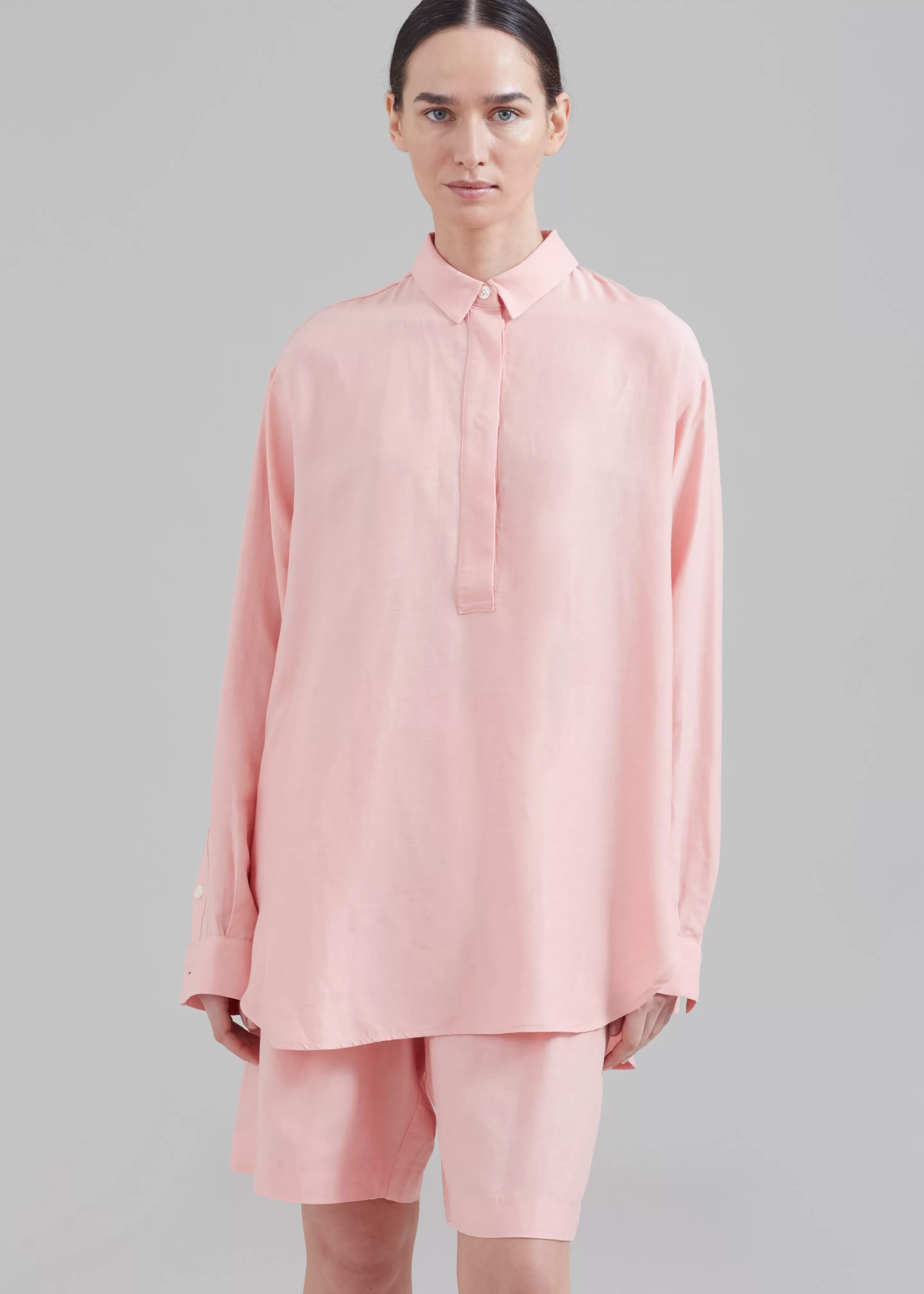 Tops | The Frankie Shop Samsoe Samsoe Alfrida Hp Shirt Coral Cloud