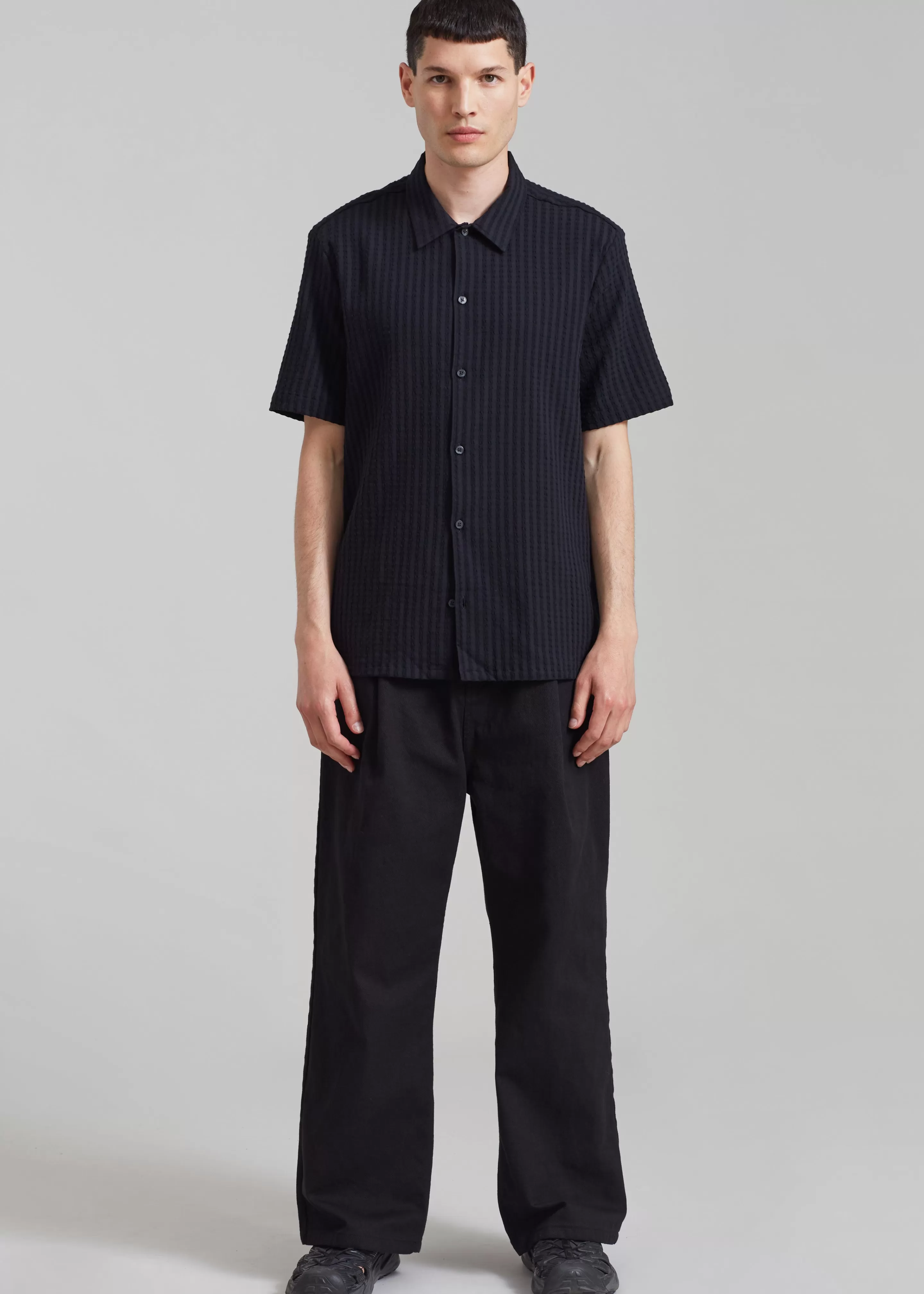 Tops | The Frankie Shop Samsoe Samsoe Avan Jx Shirt Black