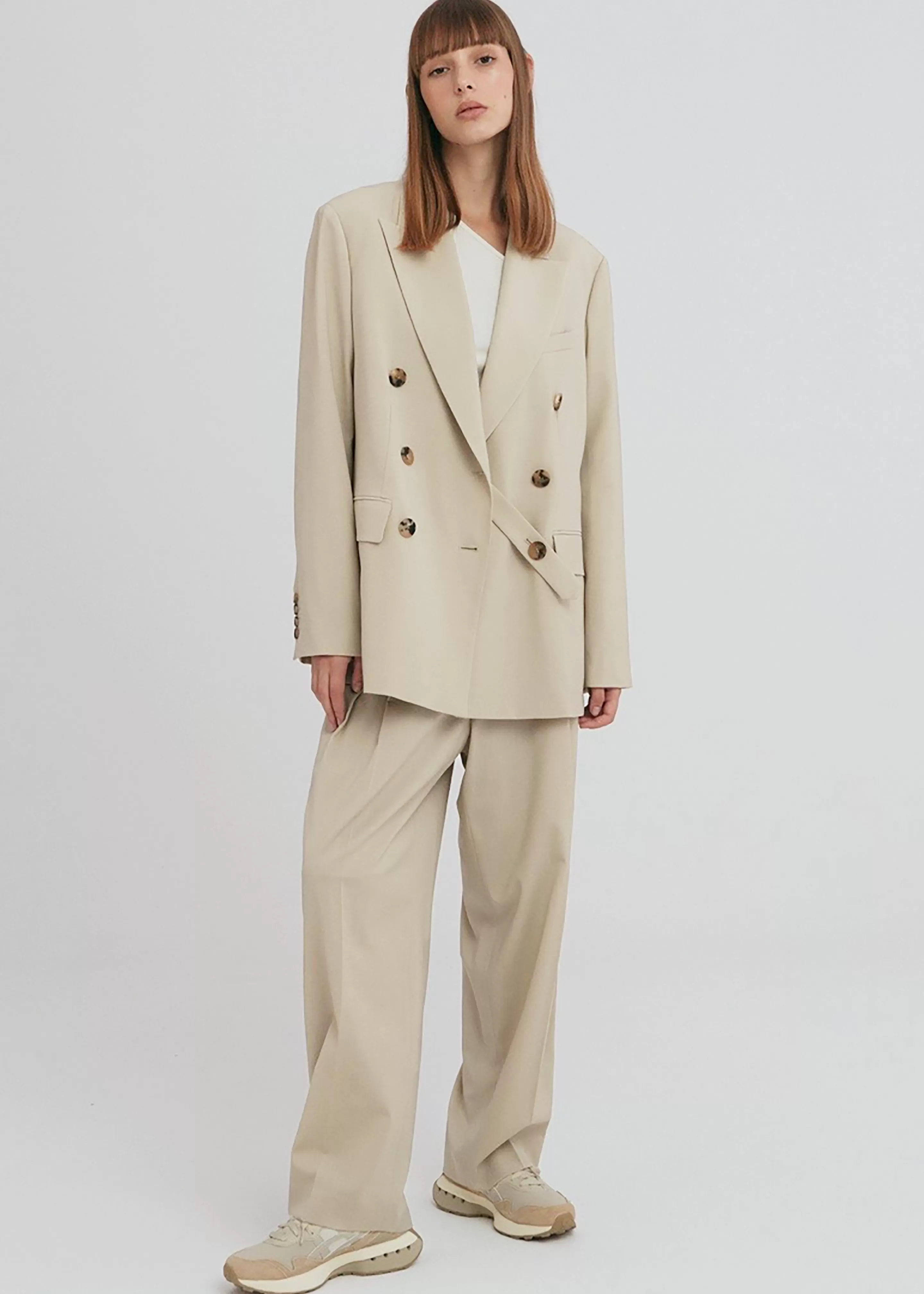 Outerwear | The Frankie Shop Sefa Blazer Beige