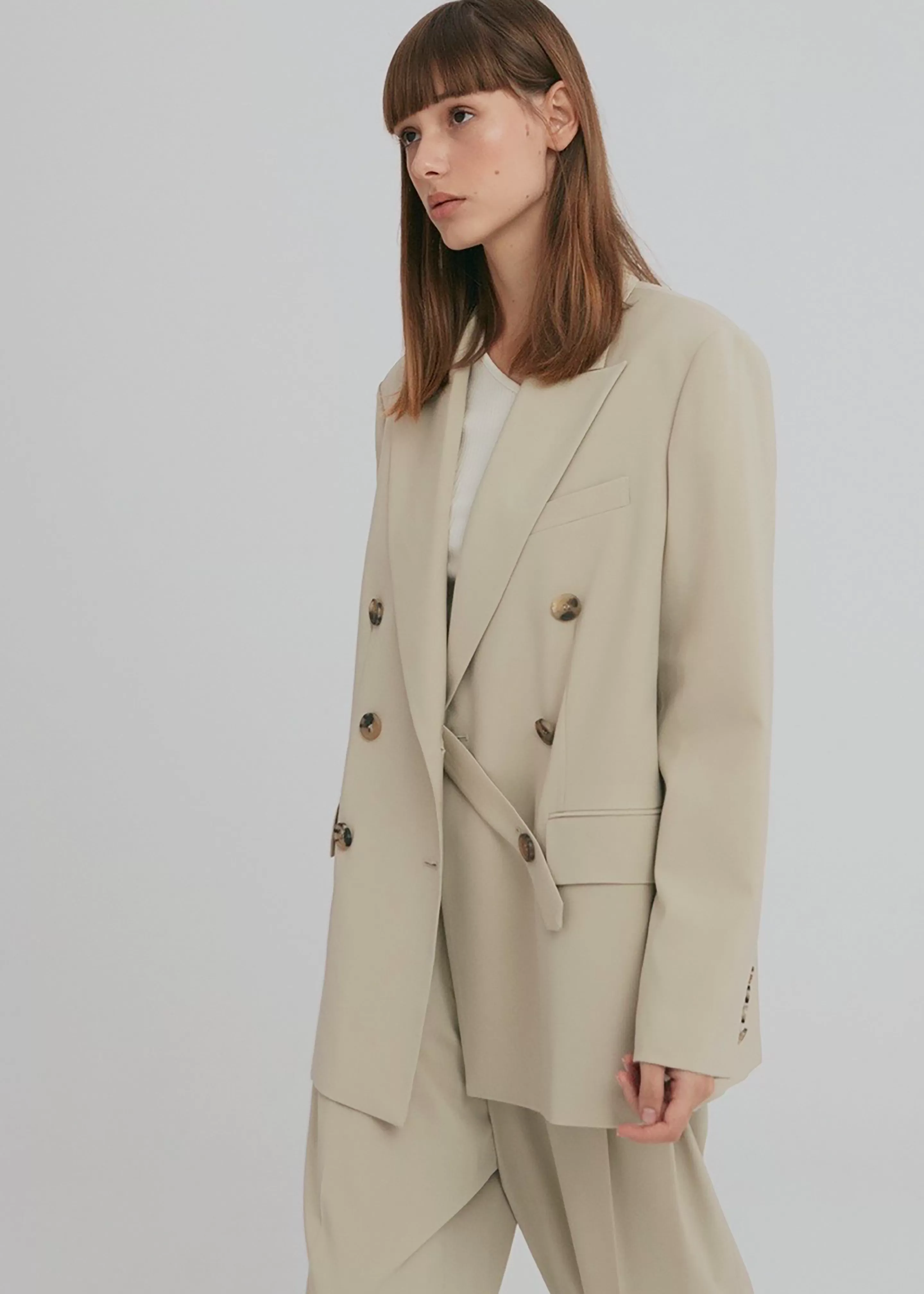 Outerwear | The Frankie Shop Sefa Blazer Beige