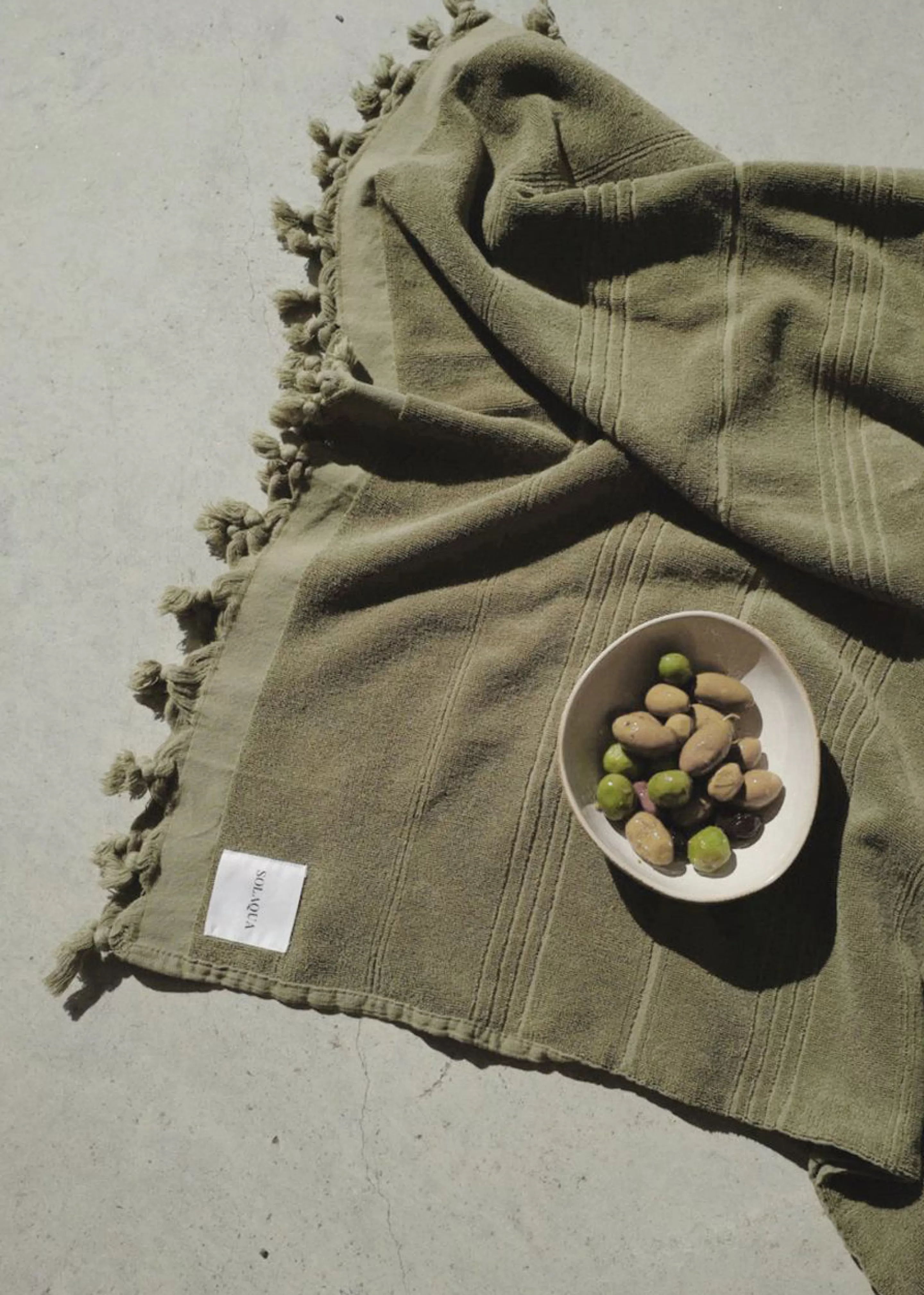 Swimwear | The Frankie Shop Solaqua La Bocca Terry Towel Olive Green