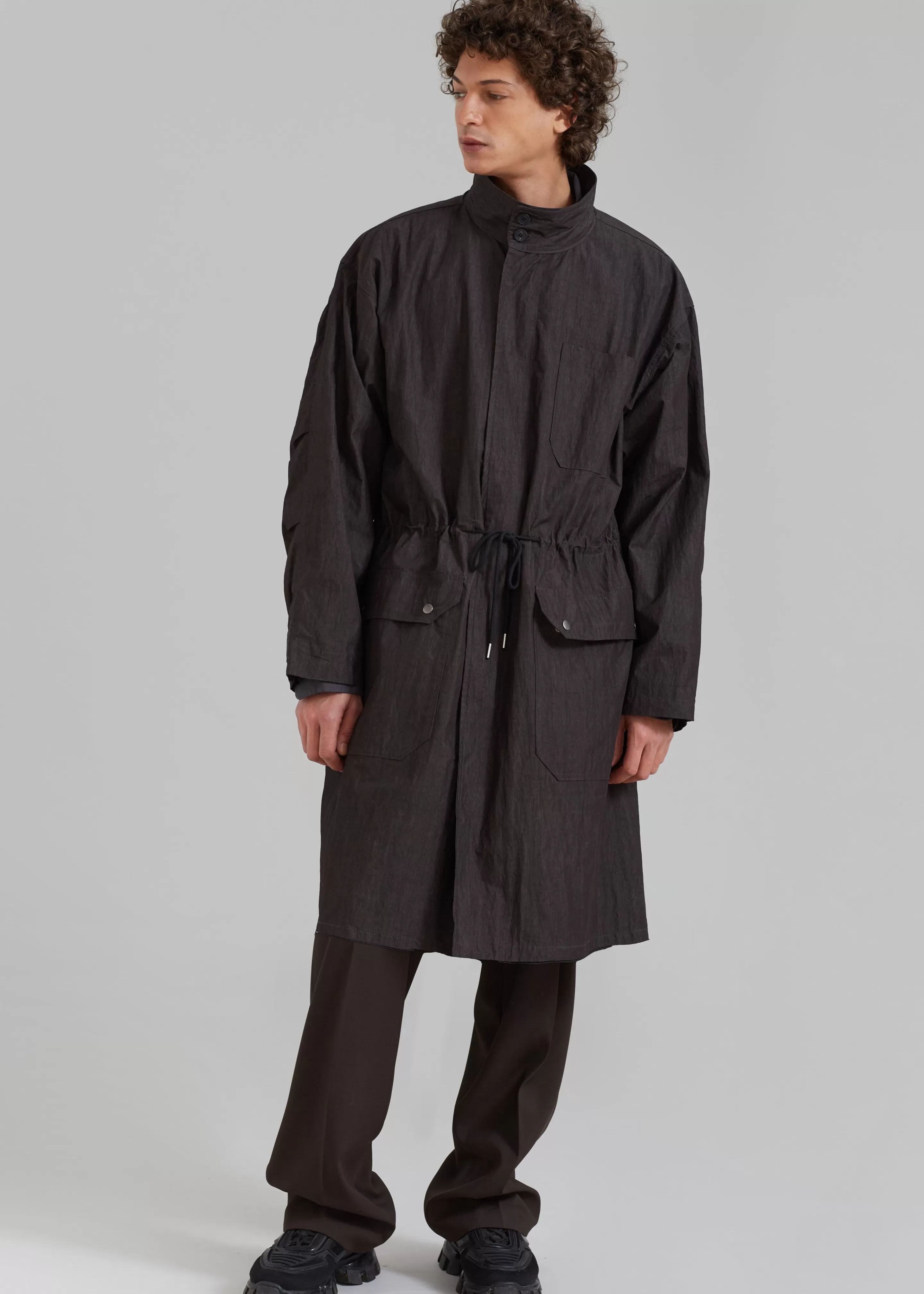 Outerwear | The Frankie Shop Stephen Anorak Charcoal