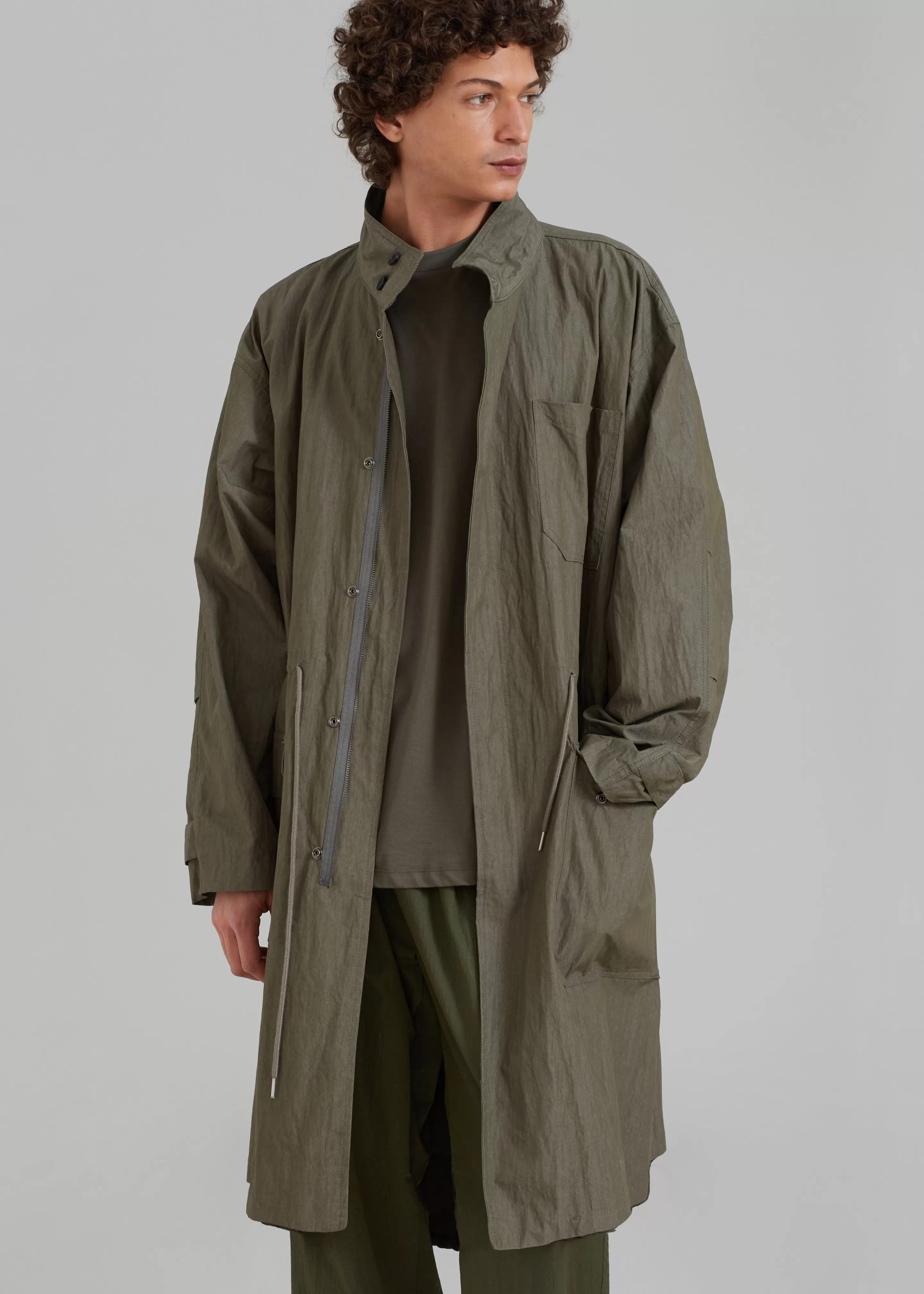 Outerwear | The Frankie Shop Stephen Anorak Dark Olive