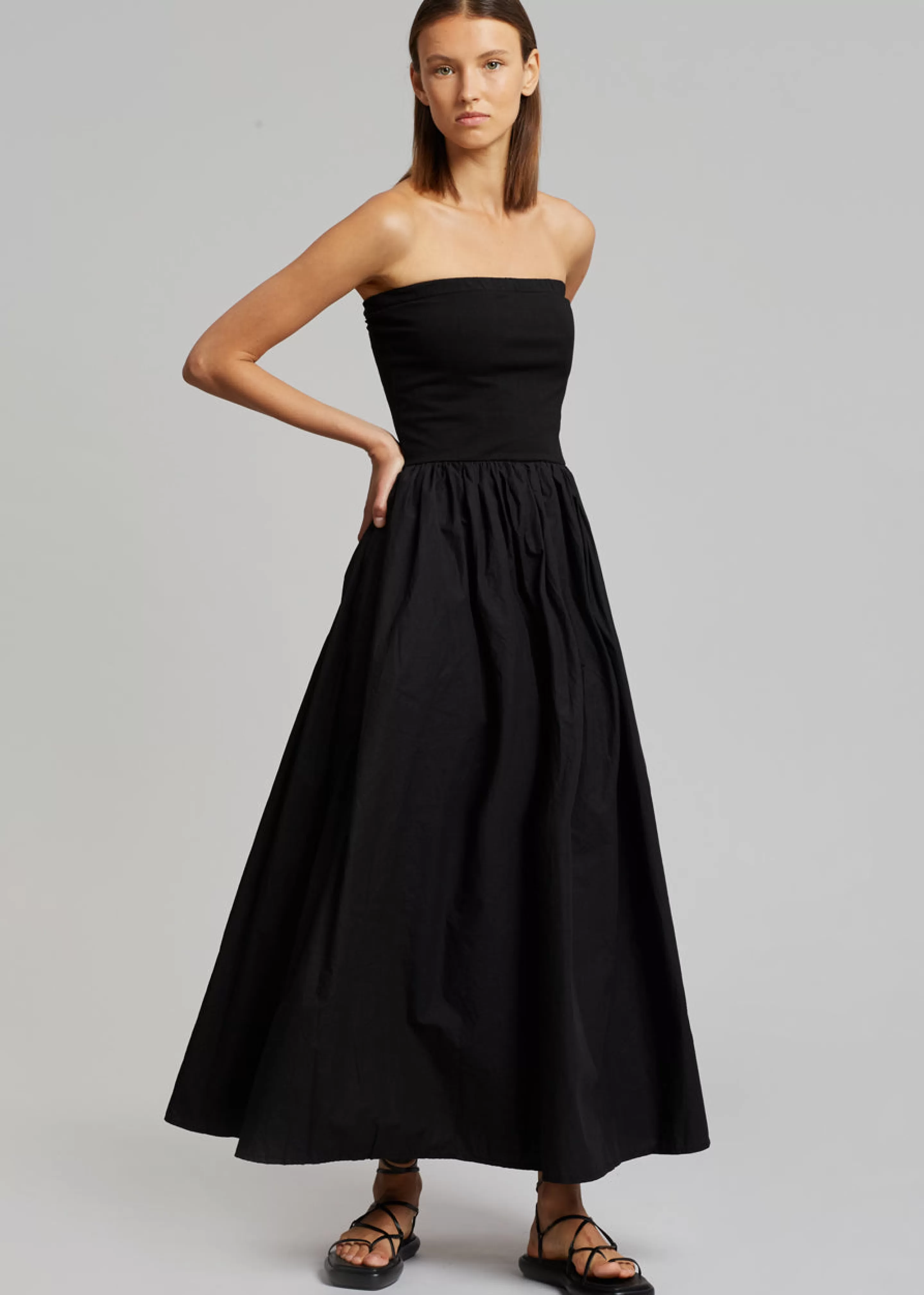 Dresses | The Frankie Shop Tamo Strapless Maxi Dress Black