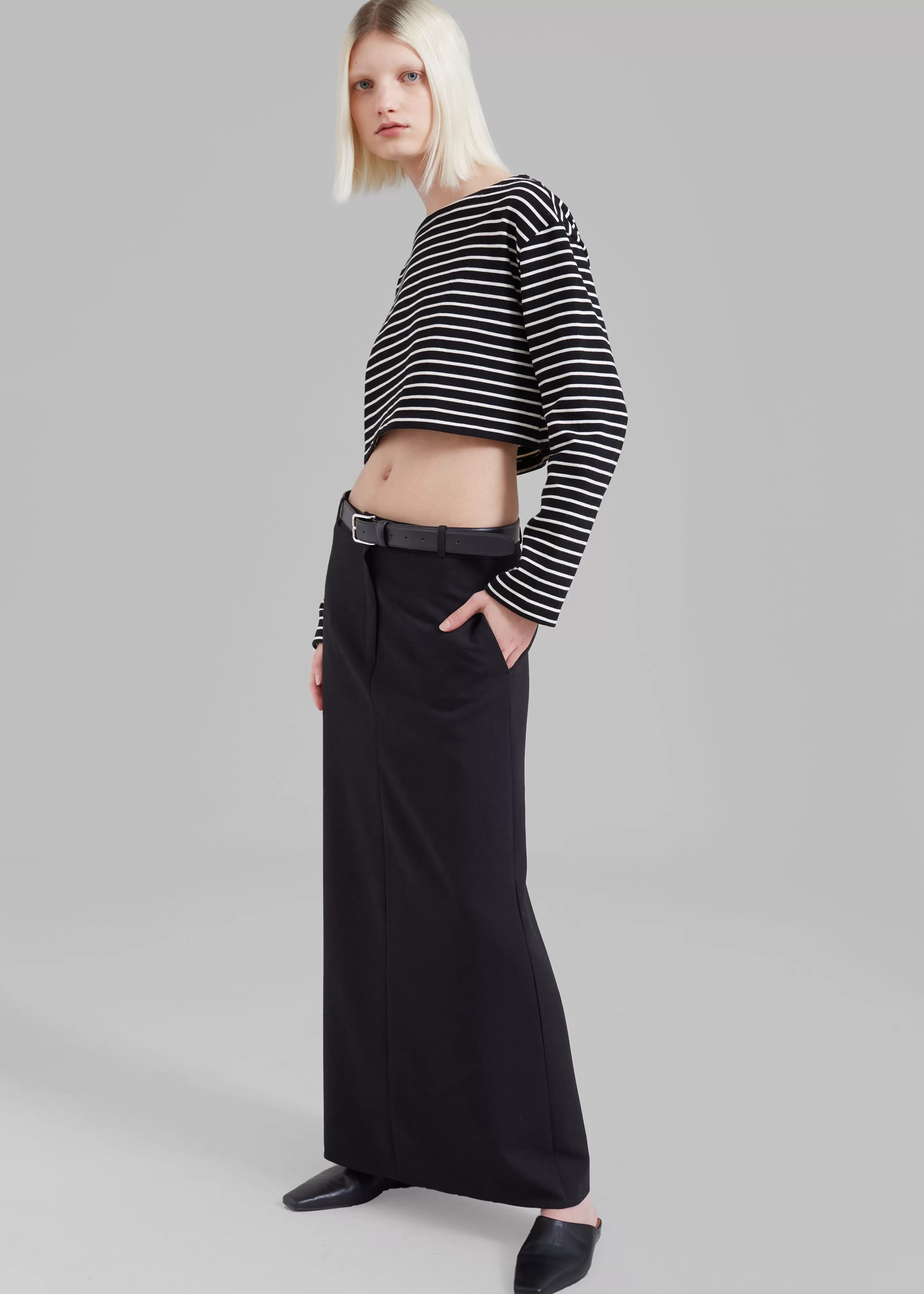 Tops | The Frankie Shop Tilla Boatneck Top White Stripe