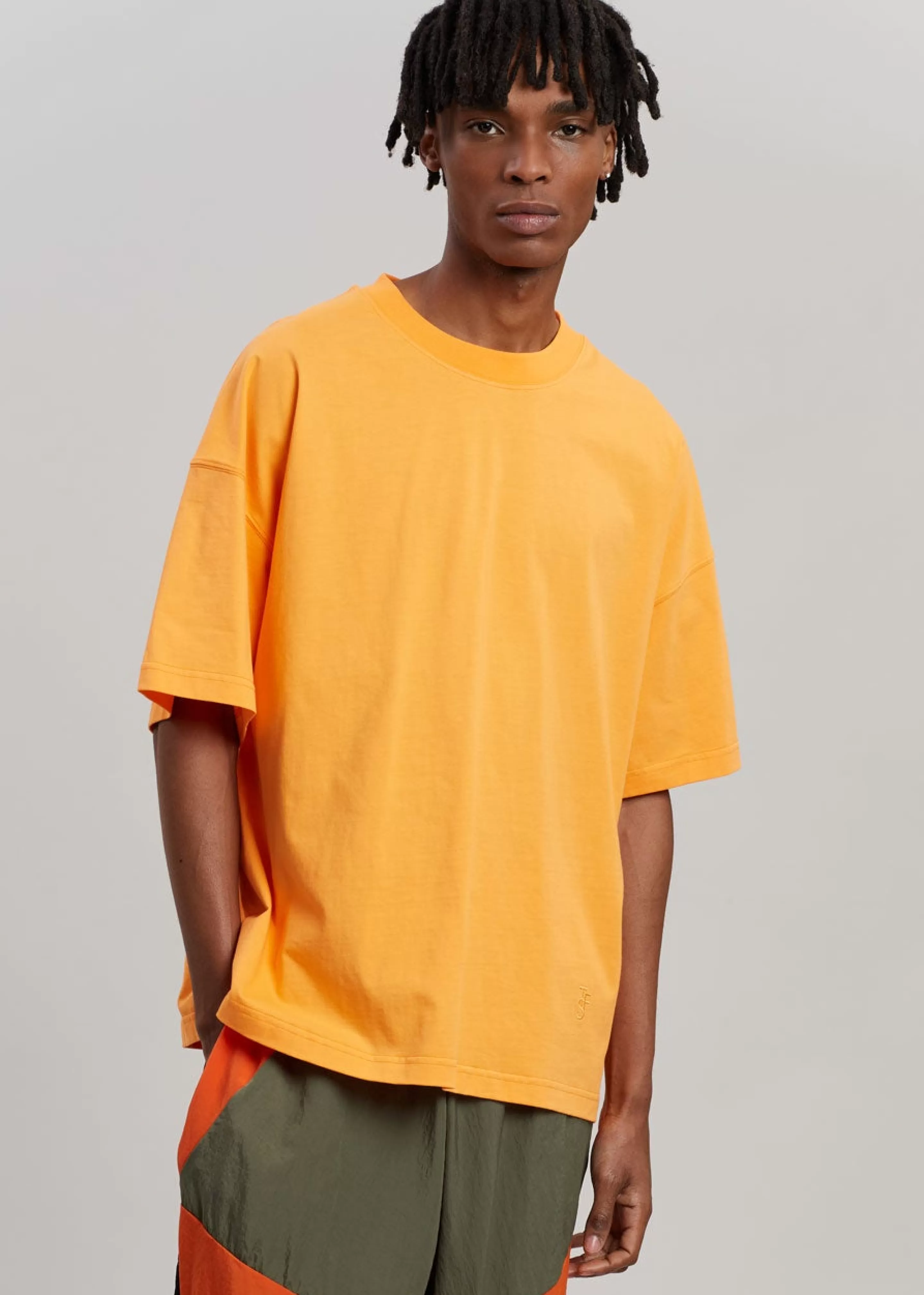 Tops | The Frankie Shop Tony Boxy T-Shirt Orange