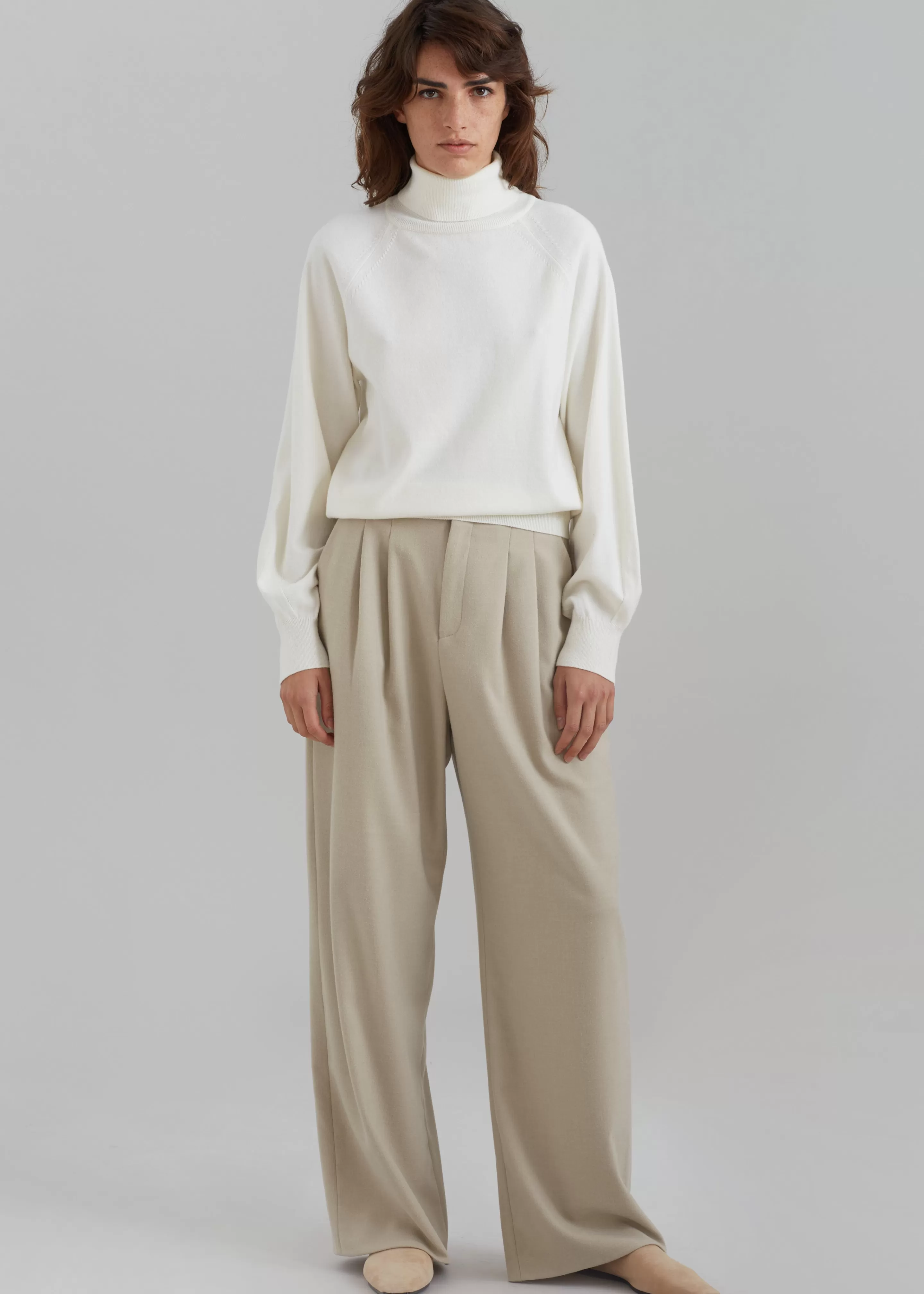 Bottoms | The Frankie Shop Vance Pants Beige